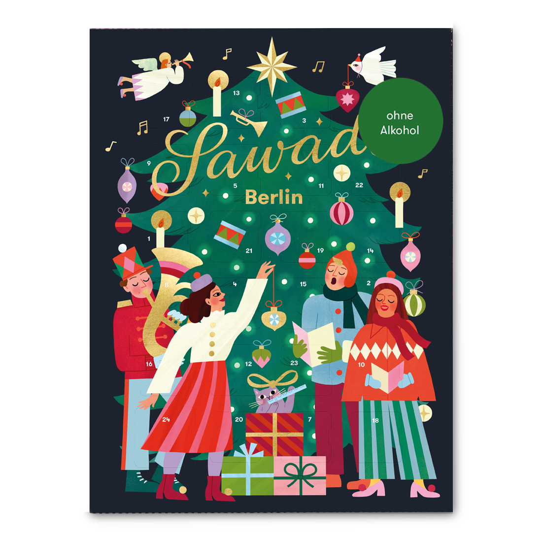 Adventskalender alkoholfrei »Tannenbaum« Adventskalender Tannenbaum - ohne Alkohol