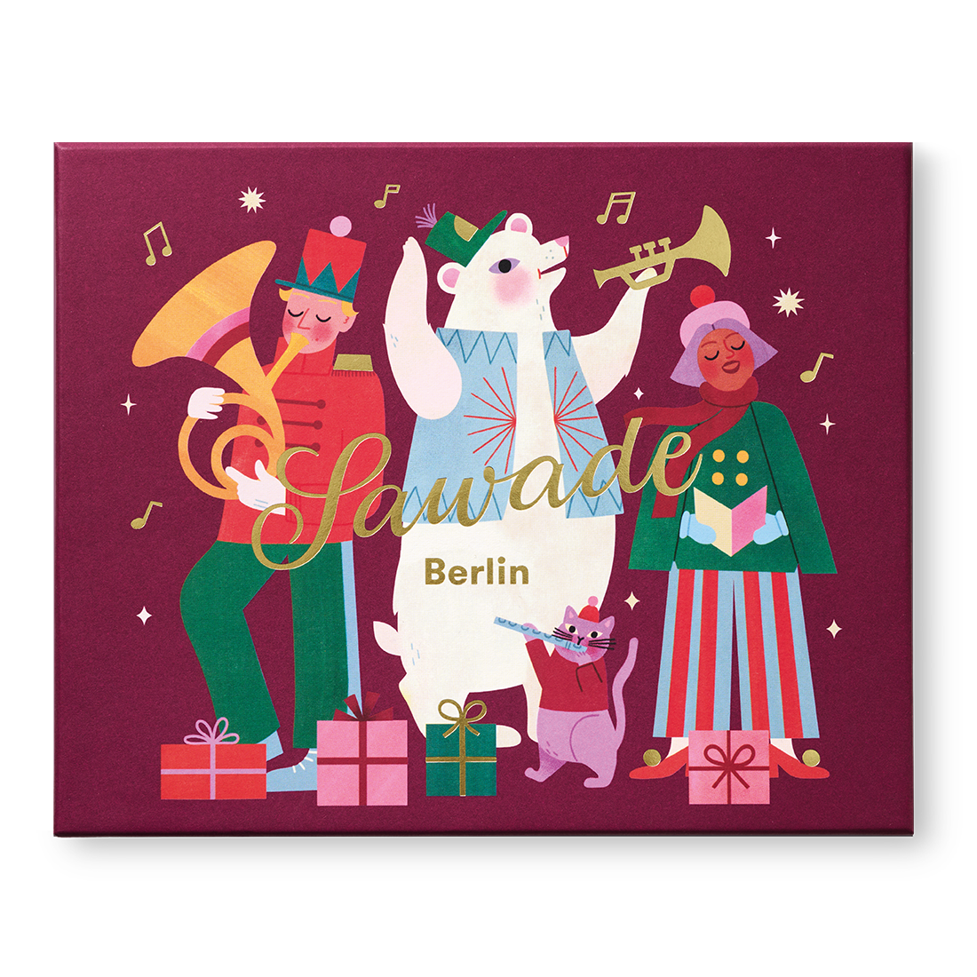 Große Pralinenschachtel »Musikanten« Große Pralinenschachtel mit Motiv Musikanten
